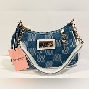 Juicy Couture Miss Independent Denim Shoulder Bag